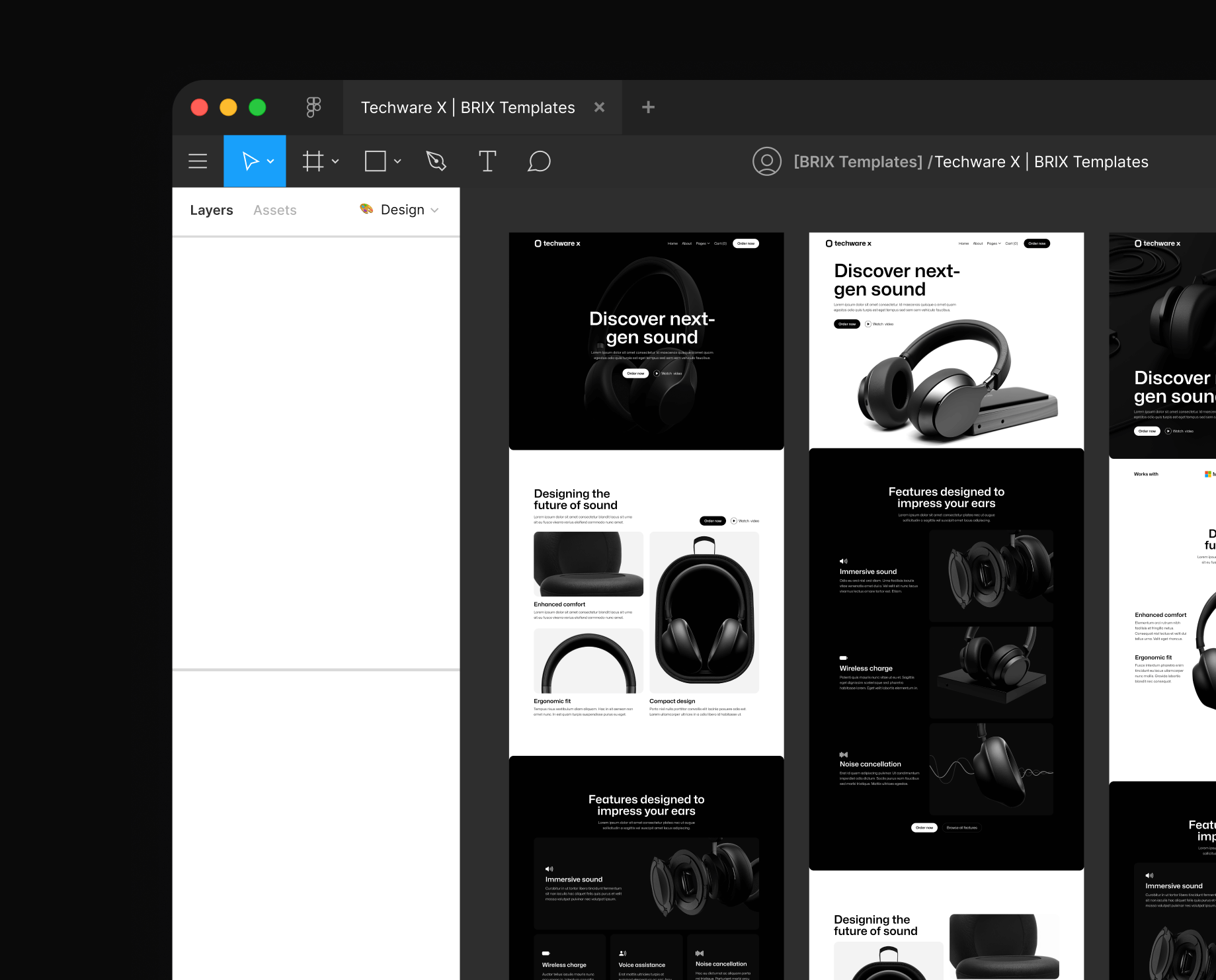 Techware X - Figma File Included Page Online Ecommerce Webflow Template